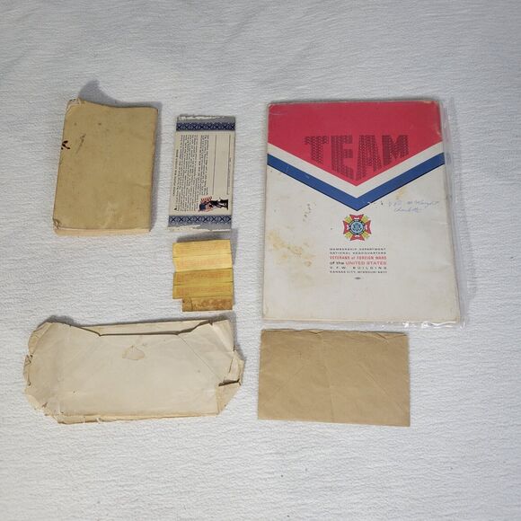 Vintage Stamp Book World War 2 WW2 Military USA United States Commanders Book - Picture 2 of 10